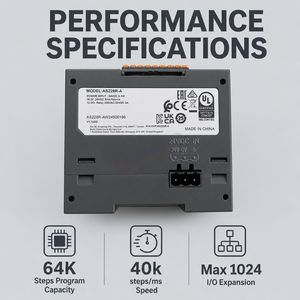 100 Nouveaux Contrôleurs PLC Originaux AS228R A Série AS200 16DI 12DO Sortie Relais CPU d'Automatisation Industrielle - Product Image 5