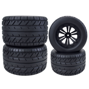 4 Uds 115MM neumáticos de goma ruedas 12mm Hub Hex para 1/10 RC Buggy Monster Truck Car <span class=keywords><strong>HPI</strong></span> HSP <span class=keywords><strong>Savage</strong></span> XS TM <span class=keywords><strong>Flux</strong></span> ZD Racing LRP 10030 - Product Image 2