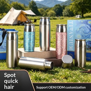 Pure Titanium Vacuum Insulated Bullet Shape Travel <b>Mug</b> Magnetic Lid <b>Tea</b> <b>Infuser</b> Thermal Flask 6 12 Hours Heat Retention - Product Image 2