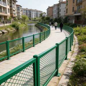 <strong>Custom</strong> Size Expanded Metal Mesh Bridge Anti Throwing Net Anti Dazzle <strong>Barrier</strong> for Highway Viaduct Tunnel and Traffic Infrastructu - Product Image 3
