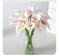 Hochwertige Künstliche Blume Einzelne Calla-Lilie Moderner Stil Mehrfarbig Bestseller Abschluss Künstliche PU Calla-Lilie