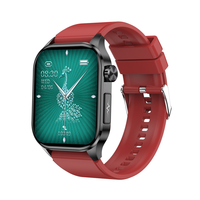 Nouvelle montre intelligente BT Call ECG avec écran AMOLED de 2,04 pouces, pression artérielle, oxygène sanguin, température corporelle, montre intelligente ET580