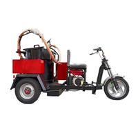 LONGSHUN Équipement de fusion de scellant pour routes en asphalte à conduite autonome facile à utiliser avec moteur fiable pour la circulation sur routes rurales