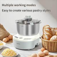 Machine à pétrir la pâte 5L 7L en acier inoxydable, robot de cuisine électrique, pétrin à pain, pizza, farine, mélangeur alimentaire pour la pâtisserie