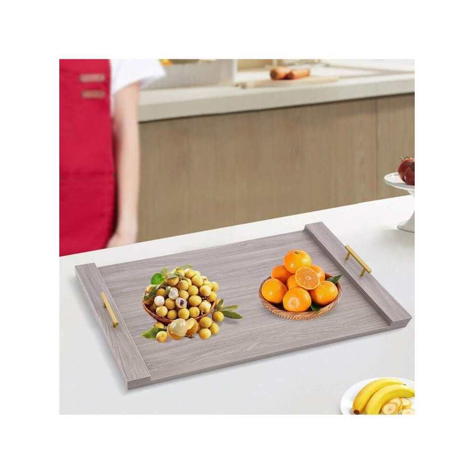 Rustic Kitchen Serving Tray Stove Top Cover and Noodle Board for Gas and Electric Stove Wooden Decorative Cook-Top Range