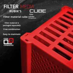 Boîte <span class=keywords><strong>magique</strong></span> jaune filtre à charbon actif Purification de l'eau Cube boîte de rangement pour réservoir de poissons retrait de l'eau accessoire d'aquarium - Product Image 4