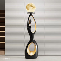 Vincentaa Sculpture abstraite moderne en fibre de verre personnalisée Sculpture décorative de chambre d'hôtel
