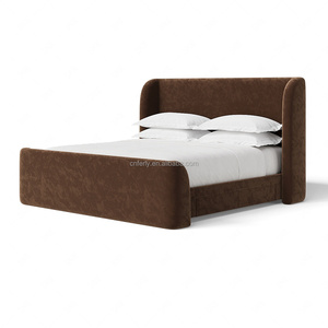 Set di Mobili per Camera da Letto FERLY, Letto Imbottito con Contenitore e Comodino in Quercia, Dimensioni e Colore Personalizzabili - Product Image 3