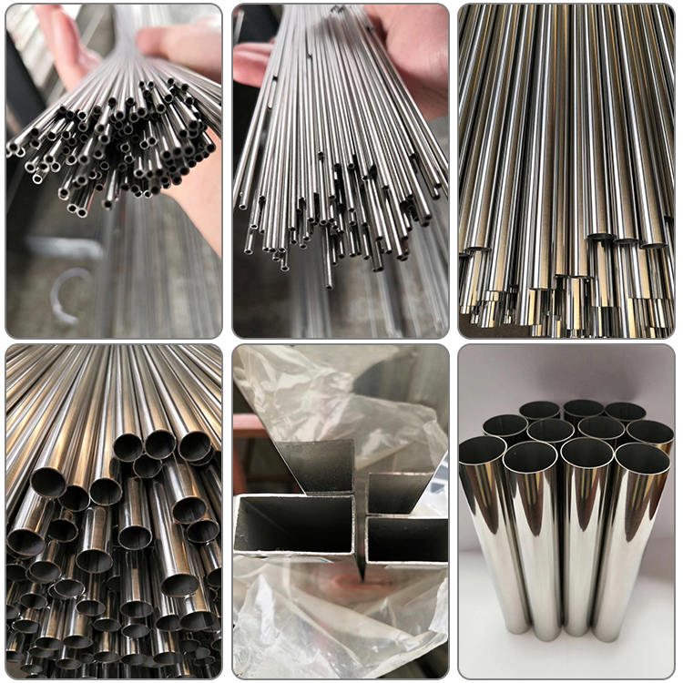 ASTM A554 Grade 201/304L/316L Stainless Steel Tube Mirror Polishing Surface Decorative Stainless Steel Ornamental Pipe