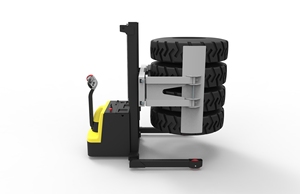 出厂价轮胎堆垛机轮胎搬运机全电堆垛机半电动堆垛机待售 - Product Image 2