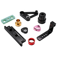 Accessoires de joystick mécanique en alliage d'aluminium usinés sur mesure par CNC, dissipateur thermique, pièces de rechange pour objectif d'appareil photo à haute tolérance