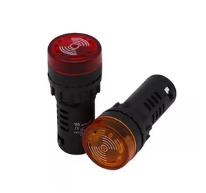 Chất Lượng Cao AD16-22SM 12V 24V 110V 220V 380V 22Mm Đèn Flash Tín Hiệu Ánh Sáng Màu Đỏ LED Hoạt Động Buzzer Tiếng bíp Chỉ Số Báo Động - Product Image 3
