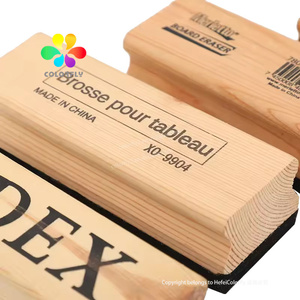 Style en bois en vrac usine pas cher <span class=keywords><strong>feutre</strong></span> <span class=keywords><strong>effaçable</strong></span> à sec <span class=keywords><strong>blanc</strong></span> noir tableau gomme - Product Image 3