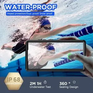 Водонепроницаемый магнитный чехол CHAOYIDIAN IP68 для Samsung Galaxy S25 <span class=keywords><strong>Ultra</strong></span> S24: полностью ударопрочный, пылезащитный, для использования под водой - Product Image 3