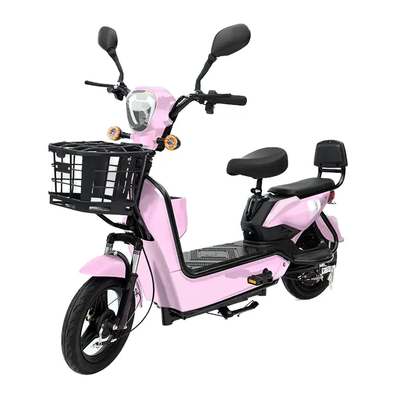 High Quality 350W/500W Electric Scooter with 4-8h Recharging Time China's Adult City Bike Featuring Central 48V Motor