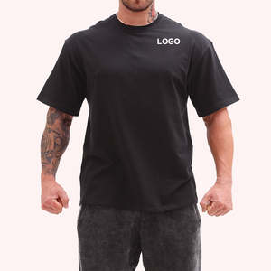 T-shirt Oversize de Haute Qualité pour Hommes, T-shirts de Sport Oversize Unisexe, Personnalisables, Grammage Lourd, Grandes Tailles pour Hommes - Product Image 2