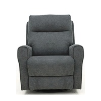 Fauteuil inclinable manuel en tissu moderne Geeksofa pour salon de beauté, avec fonctions de bascule et pivotant, idéal pour le salon