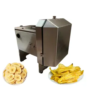 מכונת חיתוך פלנטיין אוטומטית חשמלית מרובת שבבים, פורס בננה פלנטיין, מכונות להכנת צ'יפס בננה