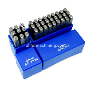 Công Nghiệp DIY Lớp 36Pcs Thư Và Số Cú Đấm Tùy Chỉnh OEM Hỗ Trợ 27Pcs Chữ thường Thư Cú Đấm 9Pcs Số Cú Đấm - Product Image 4