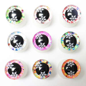 <span class=keywords><strong>Occhi</strong></span> di sicurezza a forma di fiocco di neve per il lavoro a uncinetto - Product Image 2