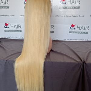 Pelucas de Encaje Completo HD Rubias 613 de 30 Pulgadas en OFERTA, Peluca Frontal de Encaje de Cabello Humano Virgen Natural para Mujeres Negras, Peluca Frontal Peruana - Product Image 5