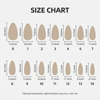 Lot de 30 faux ongles en acrylique à presser, courts, forme amande, couleur nude naturelle, réutilisables, avec colle et emballage personnalisé