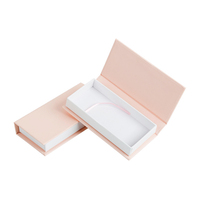 Boîte d'emballage en carton pour faux cils et crème pour les yeux, avec gaufrage et pelliculage mat, impression personnalisable, vente en gros