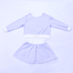Conjunto de Ropa de Verano para Niñas Pequeñas, Top de Manga Larga, Camiseta sin Mangas y Falda para la Escuela, Viajes, Juegos y Uso Diario - Product Image 3