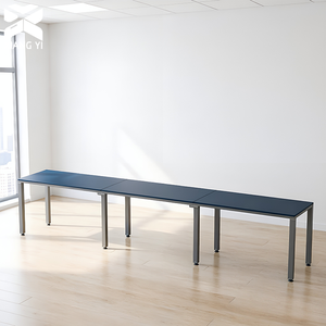 3 Personas Workstation <strong>Desk</strong> Escritorio 360x60x75cm Office <strong>Desk</strong> Linkable Staff <strong>Desk</strong> <strong>Units</strong> for Infinite Long Row Configuration - Product Image 6