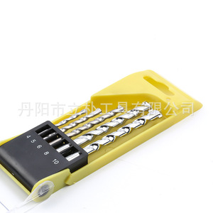 Mr <b>Drill</b> Masonry <b>Drill</b> <b>Bit</b> Set 4-10mm Spiral Round Shank For Concrete Wall Construction - Product Image 3