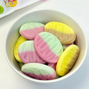 Bonbons gélifiés suisses, style suédois, ovales, moelleux, acidulés, doux, bicolores, bonbons <span class=keywords><strong>fruit</strong></span>és, en vrac - Product Image 1