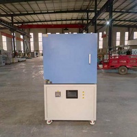 Peralatan Pemanas 1200 ° Tungku Listrik Suhu Tinggi C 100L Dengan Pengontrol Suhu Terprogram