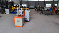 Máquina de fabricación de paneles de yeso en forma de V, barra de hierro de metal, máquina de ángulo de fabricación de paneles de esquina de techo y pared