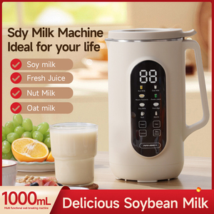 Licuadora casera RANBEM <span class=keywords><strong>de</strong></span> 1000ML, máquinas automáticas <span class=keywords><strong>de</strong></span> <span class=keywords><strong>leche</strong></span> <span class=keywords><strong>de</strong></span> soja con controles táctiles para <span class=keywords><strong>leche</strong></span> <span class=keywords><strong>de</strong></span> soja <span class=keywords><strong>de</strong></span> almendras y nueces - Product Image 2