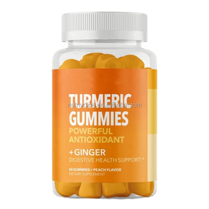 Gomitas de <span class=keywords><strong>Jengibre</strong></span> y Cúrcuma OEM con Pimienta Negra, Suplementos Herbales para la Salud de las Articulaciones y <span class=keywords><strong>el</strong></span> Corazón en Adultos, No Apto para Mujeres Embarazadas - Product Image 2