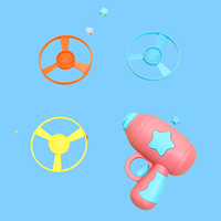 Nouveau Jouet pour Enfants : Pistolet Lanceur de Disques Volants Flash, Catapulte Interactif pour Animaux de Compagnie, Pistolet Jouet pour Enfants