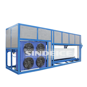 Sindeice เครื่องทำก้อนน้ำแข็งอุตสาหกรรม3ตันมอเตอร์ปั๊มระบายความร้อนด้วยอากาศโดยตรง25กก. 220โวลต์จำหน่ายโดยโรงงานแบริ่ง PLC - Product Image 2