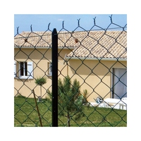 Clôture en treillis métallique galvanisé traité thermiquement, 6 pieds, tissage durable, protection des cultures agricoles, limites des terres agricoles