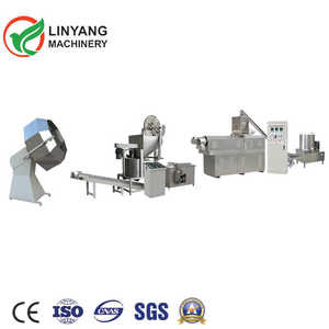 Ngũ cốc Ngô mảnh Snack thực phẩm máy đùn Máy căng phồng Snack dây chuyền sản xuất chiên Snack dây chuyền chế biến thực phẩm - Product Image 6