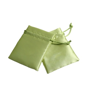 Custom Satin Silk Drawstring Jewelry Gift Bags Delicate Wedding Favor <b>Packaging</b> for Christmas Gifts <b>Textile</b> <b>Packaging</b> - Product Image 5