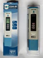 Testeur de conductivité électrique (CE) et de solides dissous totaux (TDS) HM Digital COM-80, écran LCD, matériau plastique, plage de 0 à 5000 ppm