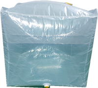 Sac de doublure pour fût/cube IBC en LDPE de 1000 L pour l'emballage et le transport de liquides, sac aseptique