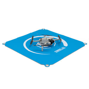STRATRC Tapis d'atterrissage pliable pour drone 55 cm, bleu vert, imperméable, accessoires pour hélicoptère, tapis d'atterrissage pour Mini/Air/Mavic/Avata/Flip/<span class=keywords><strong>Neo</strong></span> - Product Image 1