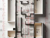 Villa préfabriquée moderne personnalisée en LGS, résistante aux cyclones, construction rapide, immeuble d'appartements à ossature en acier haute résistance, investissement de qualité pour la maison