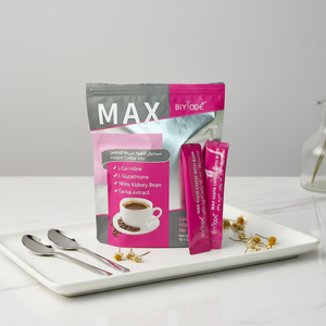 Luxe <span class=keywords><strong>Max</strong></span> Curve Slim Caffè con L-Glutatione e Collagene, Gusto Neutro, Confezione in Bustina, Integratori Alimentari, Grado Alimentare, Brucia Grassi - Product Image 4