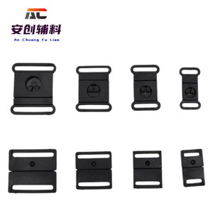 In stock: <b>webbing</b> connector buckle, plastic safety buckle, quick-access badge lanyard accessory. - Product Image 1