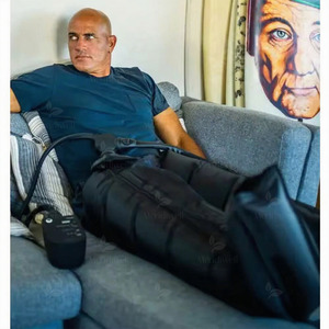 Professional Rechargeable Leg Air Compression Sleeves Therapy <strong>Massage</strong> Machine Sports Recovery Pump Boots with <strong>LCD</strong> Touch <strong>Screen</strong> - Product Image 5