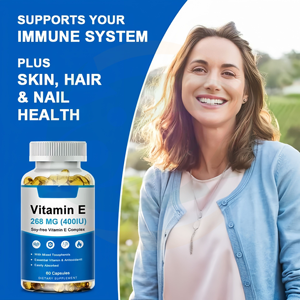 Cápsulas de Gel Suave de Vitamina E Natural de Alta Pureza, Beneficios para la Belleza, Suplemento Alimenticio para Adultos, Gran Venta - Product Image 3