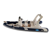 Botes de fibra de vidrio para pescar, botes hinchables en pvc 580, 20 pies