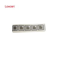 Étiquette RFID en métal flexible haute fréquence (HF) ISO 14443A, puce Ntag213, 13,56 MHz, 31x31 mm, 144 octets, autocollant NFC imprimable pour l'accès